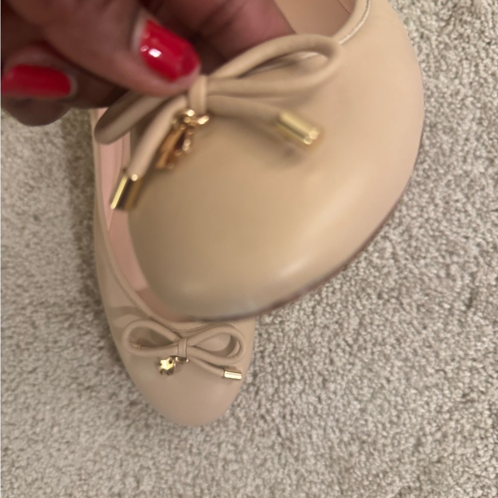 Kate Spade Elegant Cream/Nude Ballet Flats Size 9.5